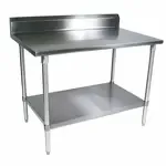 BK Resources CVTR5-7230, Work Table,  63" - 72", Stainless Steel Top