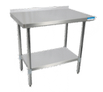 BK Resources SVTR-2424, Work Table,  24" - 27", Stainless Steel Top