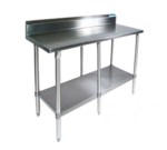 BK Resources SVTR5-9624, Work Table,  85" - 96", Stainless Steel Top