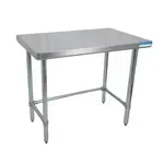 BK Resources VTTOB-1824, Work Table,  24" - 27", Stainless Steel Top