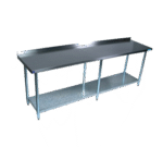 BK Resources VTTR-1884, Work Table,  73" - 84", Stainless Steel Top