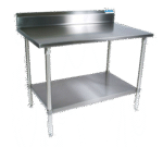 BK Resources VTTR5-4830, Work Table,  40" - 48", Stainless Steel Top