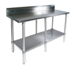 BK Resources VTTR5-8424, Work Table,  73" - 84", Stainless Steel Top