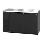 Hoshizaki BB59, Bar Refrigerator, 2 Swinging Glass Doors