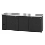 Hoshizaki BB95, Bar Refrigerator, 3 Swinging Glass Doors