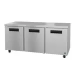 Hoshizaki UR72B, Refrigerator, Undercounter, Reach-In