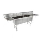 John Boos 3B20304-2D20, Sink, (3) Three Compartment