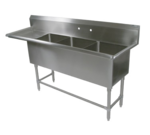 John Boos 43PB18244-1D30L, Sink, (3) Three Compartment