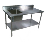 John Boos EPT6R5-3072GSK-L, Work Table, with Prep Sink(s)