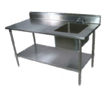John Boos EPT6R5-3072GSK-R, Work Table, with Prep Sink(s)