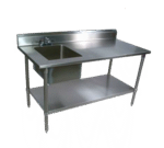 John Boos EPT8R5-3048GSK-L, Work Table, with Prep Sink(s)