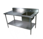 John Boos EPT8R5-3072GSK-R, Work Table, with Prep Sink(s)