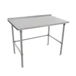 John Boos ST6R1.5-2472SBK, Work Table,  63" - 72", Stainless Steel Top