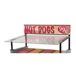 Star 30SG-G, Hot Dog Grill Sneeze Guard