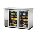 True Manufacturing TBB24-48-2G-Z1-SFT-S-1, Back Bar Cabinet, Refrigerated