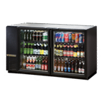 True Manufacturing TBB24-60-2G-Z1-BST-B-1, Back Bar Cabinet, Refrigerated