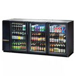 True Manufacturing TBB24-72-3G-Z1-BST-B-1, Back Bar Cabinet, Refrigerated