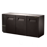 True Manufacturing TBB24-72-3S-Z1-BST-B-1, Back Bar Cabinet, Refrigerated
