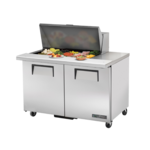 True Manufacturing TSSU-48-15M-B-HC, Refrigerated Counter, Mega Top Sandwich / Salad Unit