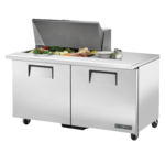 True Manufacturing TSSU-60-15M-B-HC, Refrigerated Counter, Mega Top Sandwich / Salad Unit