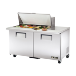 True Manufacturing TSSU-60-18M-B-HC, Refrigerated Counter, Mega Top Sandwich / Salad Unit