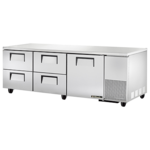 True Manufacturing TUC-93D-4-HC, Refrigerator, Undercounter, Reach-In