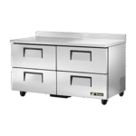True Manufacturing TWT-60D-4-HC, Refrigerated Counter, Work Top