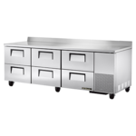 True Manufacturing TWT-93D-6-HC, Refrigerated Counter, Work Top