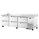 True Manufacturing TWT-93D-6-HC~SPEC3, Refrigerated Counter, Work Top