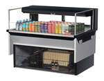 Turbo Air TOM-48L-UFD-W(B)-1SI-N, Open Display Case