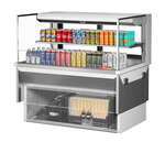Turbo Air TOM-48L-UFD-W(B)-2SI-N, Open Display Case