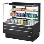 Turbo Air TOM-48L-UFD-W(B)-3S-N, Open Display Case