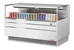 Turbo Air TOM-60L-UF-W(B)-1S-N, Open Display Case