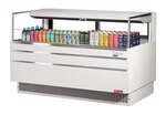 Turbo Air TOM-60L-UFD-W(B)-1S-N, Open Display Case