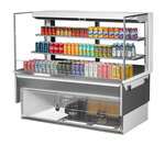 Turbo Air TOM-60L-UFD-W(B)-3SI-N, Open Display Case