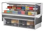 Turbo Air TOM-72L-UF-W(B)-2SI-N, Open Display Case