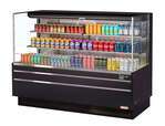 Turbo Air TOM-72L-UF-W(B)-3S-N, Open Display Case