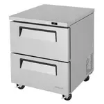 Turbo Air TUR-28SD-D2-N, Refrigerator, Undercounter, Reach-In