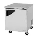 Turbo Air TUR-28SD-N, Refrigerator, Undercounter, Reach-In