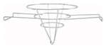 Winco FF-10, Fryer Filter Cone Holder / Rack